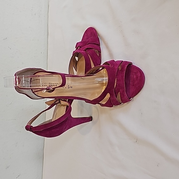 Julianne Hough, Pink high heels, Ankle-Strap, Size 8.5. Leather Suede upper - Picture 12 of 16